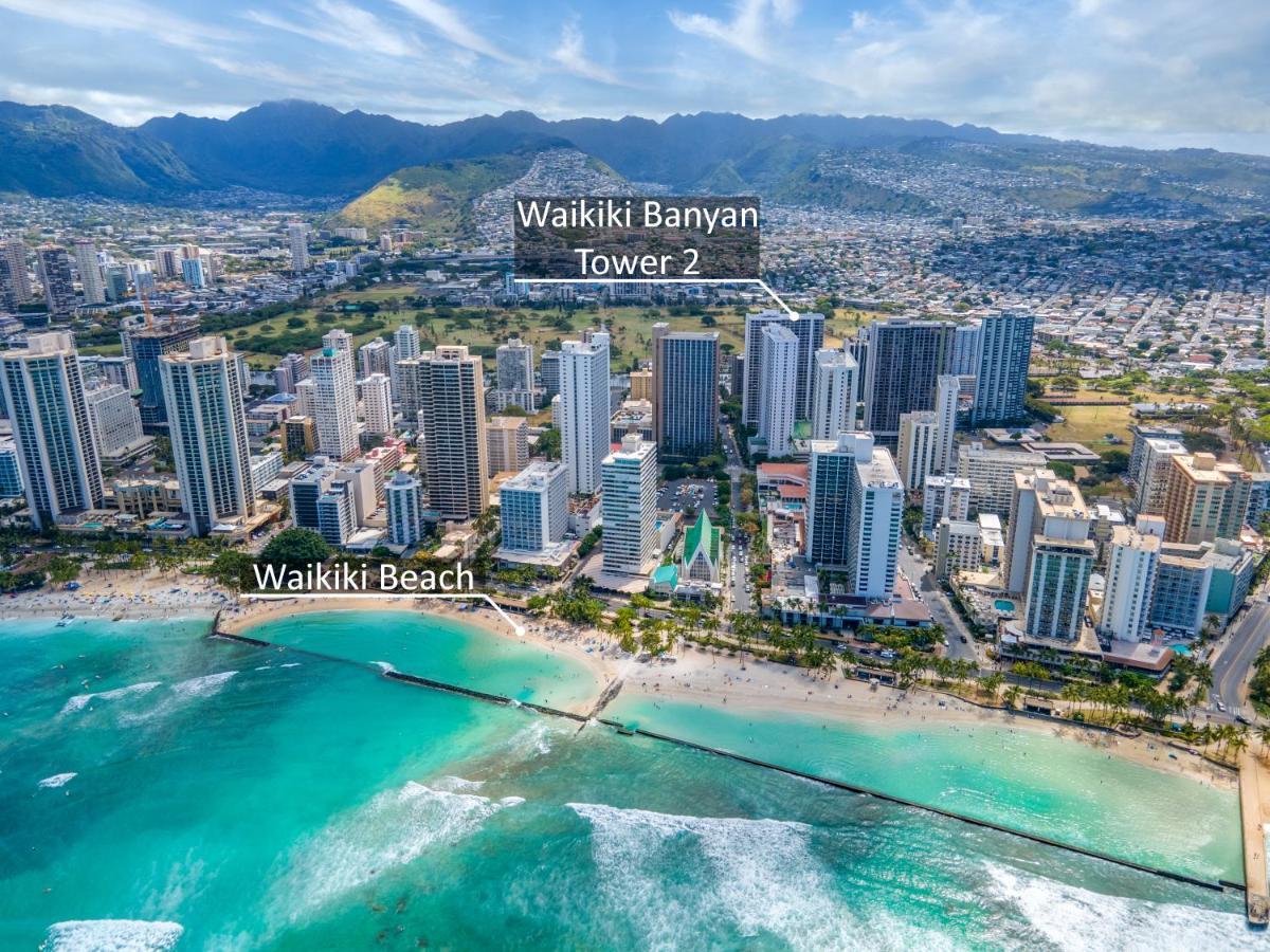 1Br With Great Ocean Views, 1 Block To Waikiki Beach Honolulu Dış mekan fotoğraf
