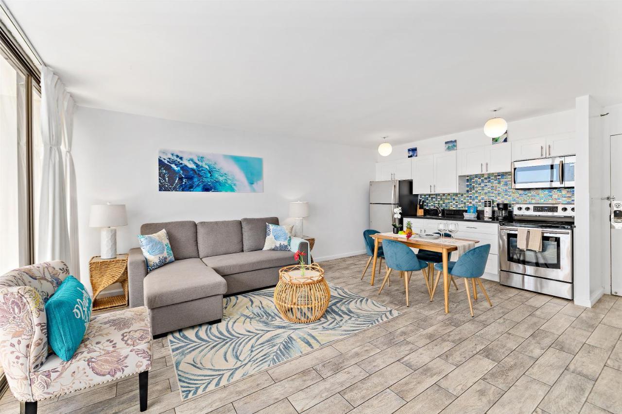 1Br With Great Ocean Views, 1 Block To Waikiki Beach Honolulu Dış mekan fotoğraf
