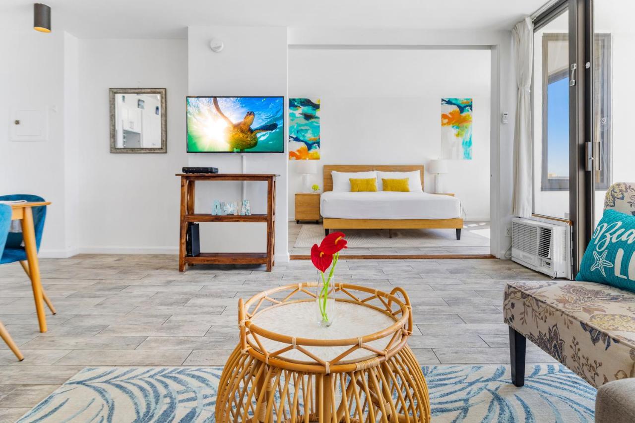 1Br With Great Ocean Views, 1 Block To Waikiki Beach Honolulu Dış mekan fotoğraf