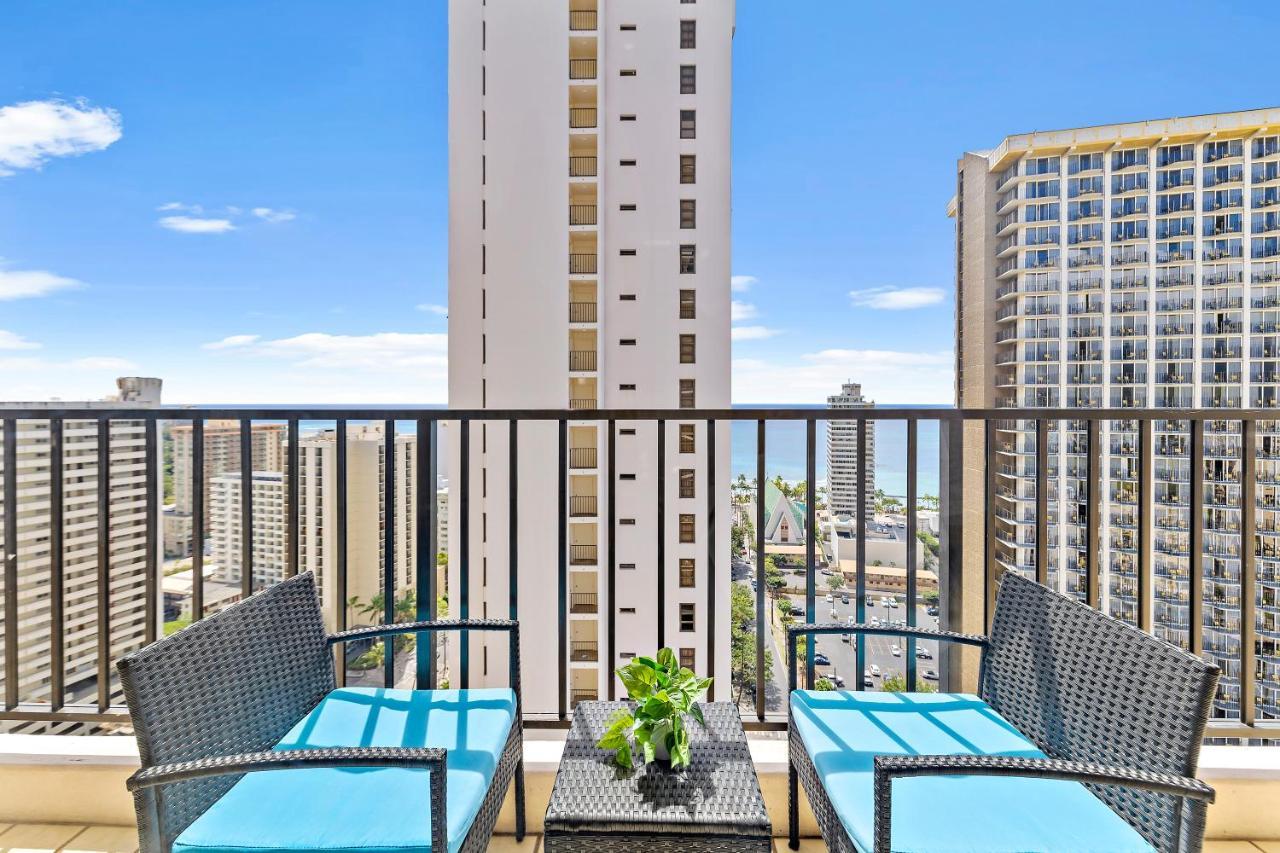 1Br With Great Ocean Views, 1 Block To Waikiki Beach Honolulu Dış mekan fotoğraf