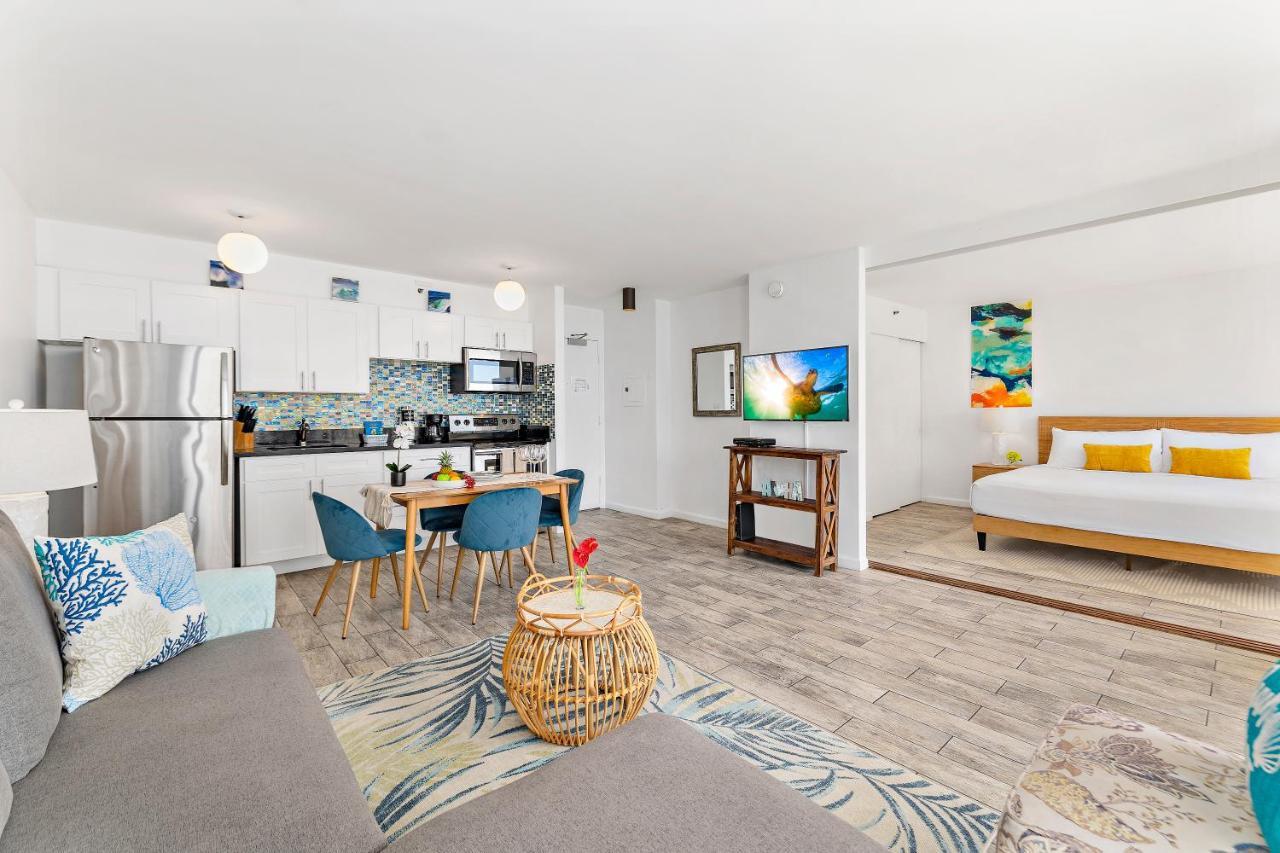 1Br With Great Ocean Views, 1 Block To Waikiki Beach Honolulu Dış mekan fotoğraf