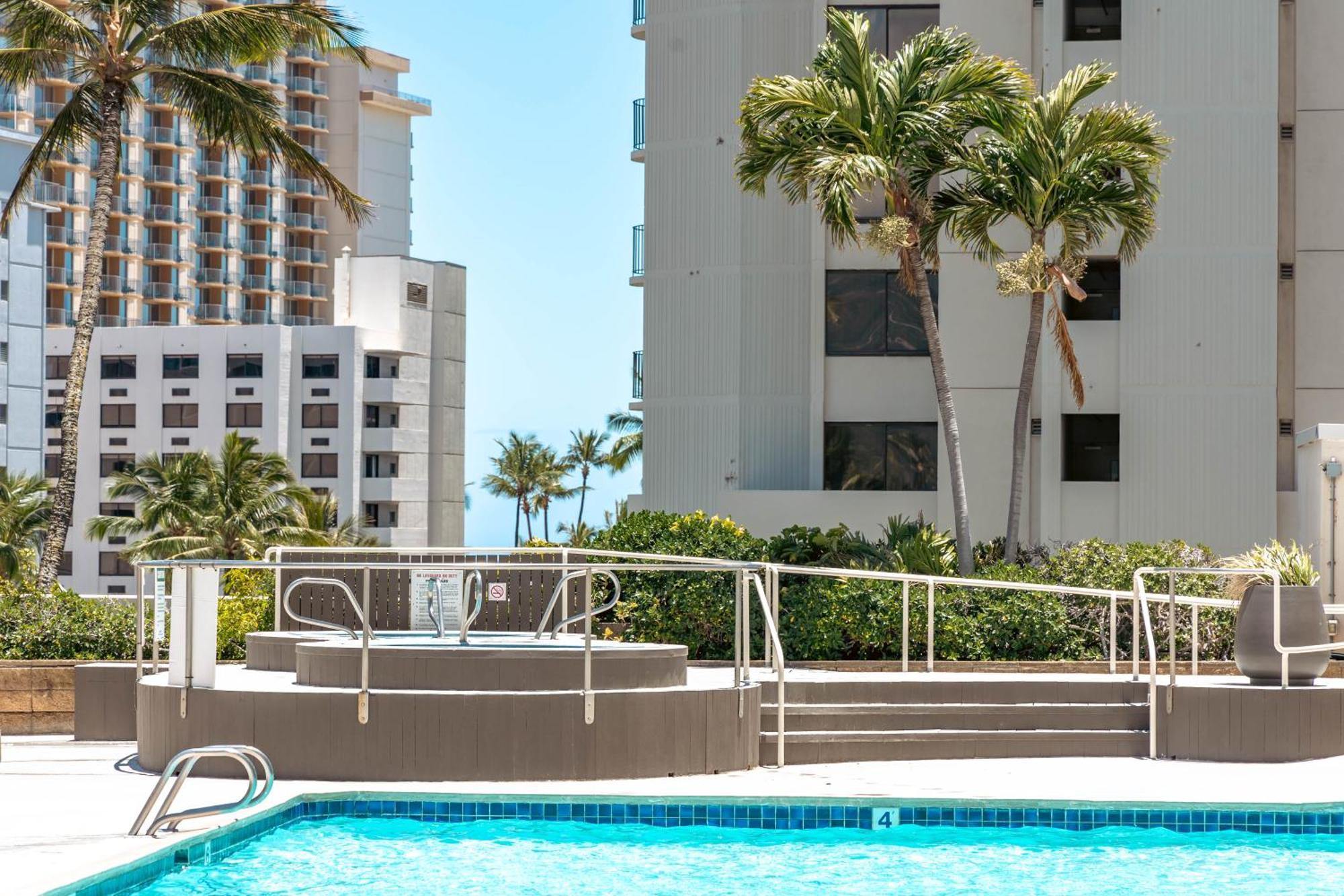 1Br With Great Ocean Views, 1 Block To Waikiki Beach Honolulu Dış mekan fotoğraf