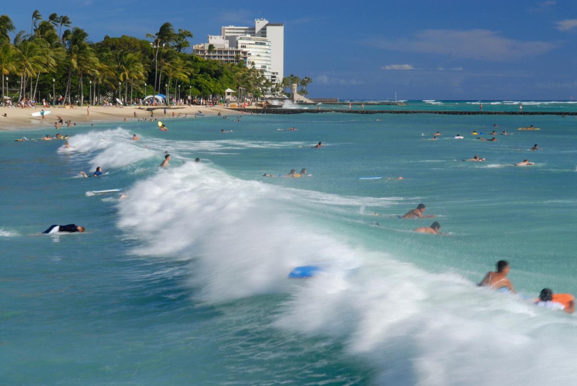 1Br With Great Ocean Views, 1 Block To Waikiki Beach Honolulu Dış mekan fotoğraf